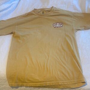 Ron Jon Men's Beige Short Sleeve Tee